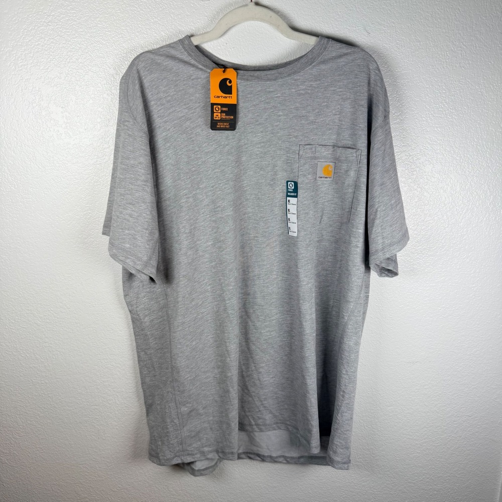 Carhartt Force Relaxed Fit Midweight Short Sleeve Pocket T-Shirt XL TK6652-M